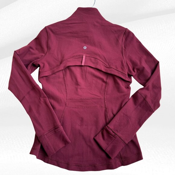 Lululemon Define Jacket Size 8 Bordeaux Drama Purple Full Zip Athletic Jacket - Picture 2 of 12
